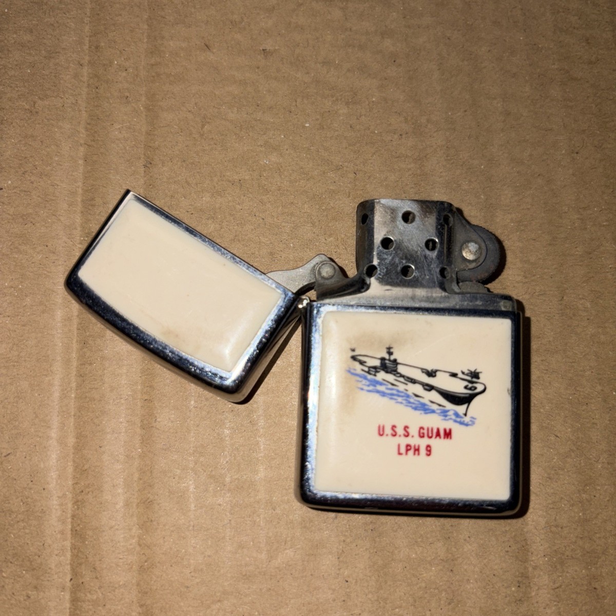 USS Guam (LPH-9) Amphibious Assault Ship Zippo | eBay