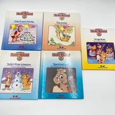 Worlds of Wonder Teddy Ruxpin Books Lot 5 Vintage Childrens Storybooks Hardcover