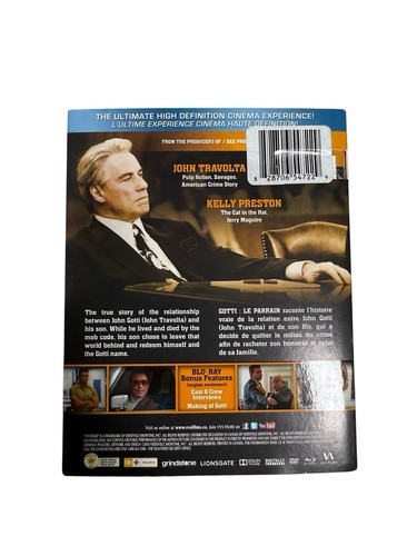 Gotti (Blu-ray, 2018) With Slipcover New Sealed - Picture 2 of 3