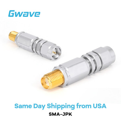 SMA Male to SMA Female Adjustable Phase Trimmer, 100 Degrees Phase Range