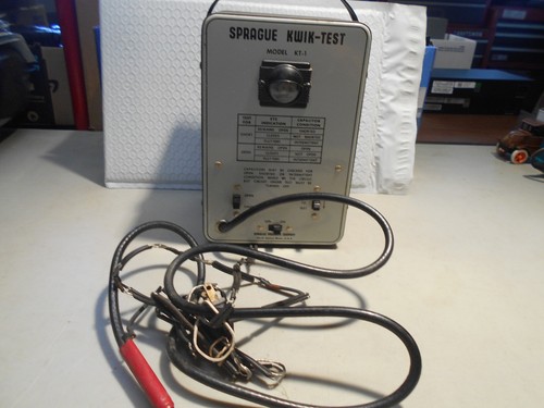 Vintage Sprague Kwik-Test KT-1 Capacitor Tester