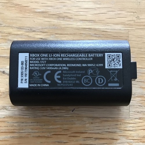 Genuine XBOX ONE S X Controller GamePad 1400mAh Rechargeable Battery A1556 A1727 - Picture 11 of 13