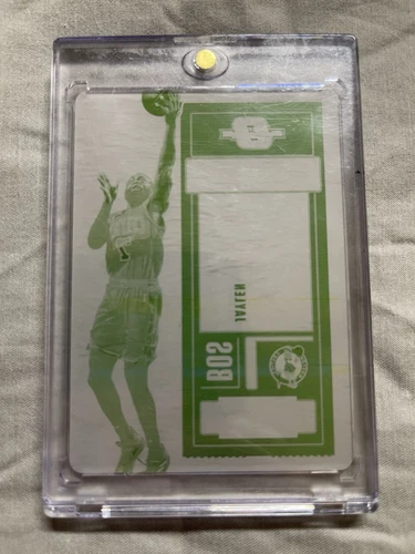 Jaylen Brown 2020-21 Contenders Optic 1 of 1 Printing Plate