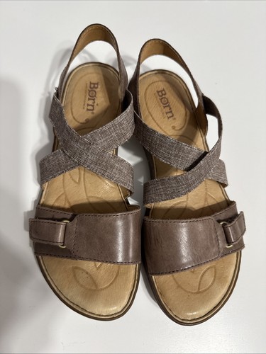 Born Women Sandals Nude Comfort Fit Size 7 - Picture 1 of 7