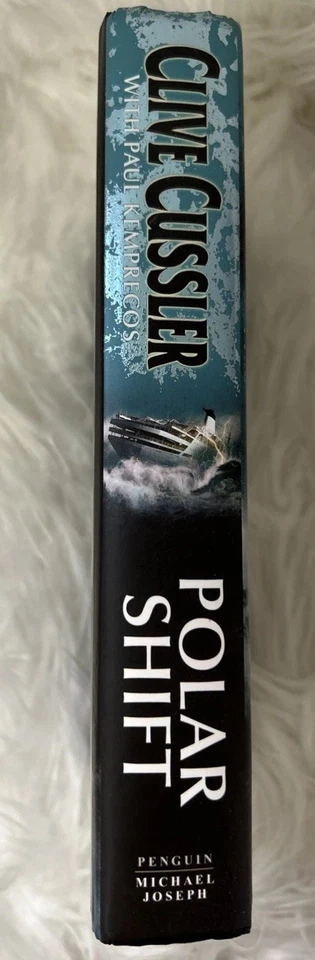 Signed x2 Polar Shift Clive Cussler Paul Kemprecos 2005 HC DJ Penguin UK VG Foto 4 de 4