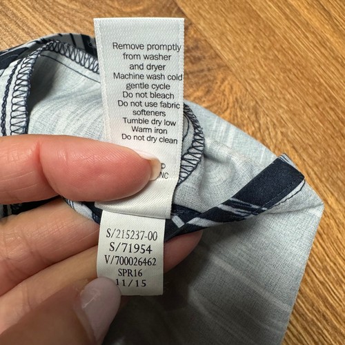Athleta Reflection Stretch Skort Attached Short Navy Blue Ikat Damen Größe Small - Bild 6 von 8
