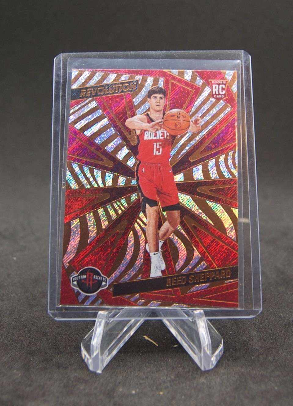 2024-25 Panini Revolution Reed Sheppard Rookie Houston Rockets RC #145