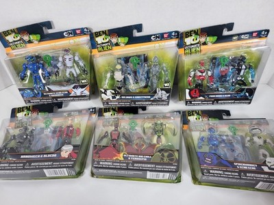 Ben 10 Ultimate Alien Lot 2010 - Four Arms XLR8 Rip Jaws