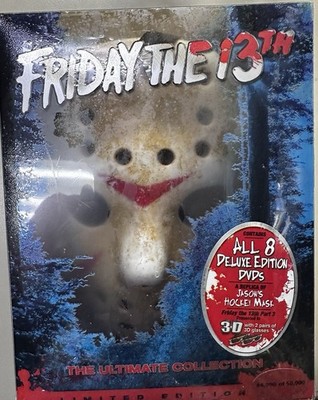 Friday the 13th Ultimate Collection Deluxe Edition DVD Box Set Mask 3D Glasses