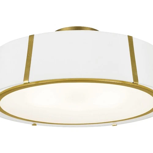 Crystorama FUL-907-GA_CEILING Fulton Semi-Flush Mount Antique Gold - Picture 4 of 6