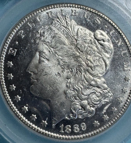 1889-S Morgan Silver Dollar Deep Mirror Prooflike (DMPL) Uncirculated
