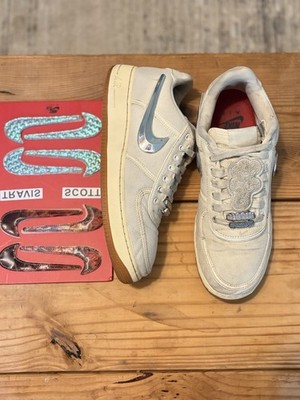 Nike Air Force 1 Low Travis Scott Sail Size 11 Brick Concrete Sb Mocha Retro UNC