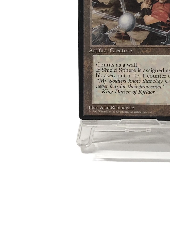 Magic The Gathering Shield Sphere Alliances 1996 TCG Card Japan - Image 4 of 4