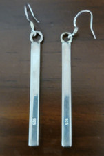 Sterling massiv Silber 0,925 Stab Ohrringe 10,8 Gramm