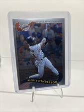 2002 Topps Chrome Rickey Henderson #165 HOF Padres