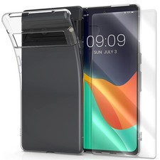 Tempered Glass Screen Protector Shock Absorbing TPU Case for Google Pixel 7 US