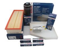Kit de servicio tapones de filtro de cabina de combustible aceite aire aceite Audi TT 1.8 TFSI 2008 en adelante BOSCH