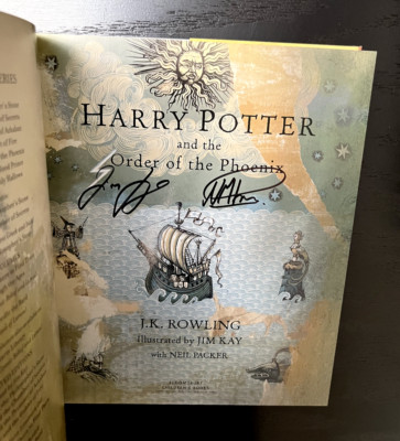 *LAST CHANCE* Harry Potter SIGNED Order of the Phoenix UK 1st/1st Jim Kay