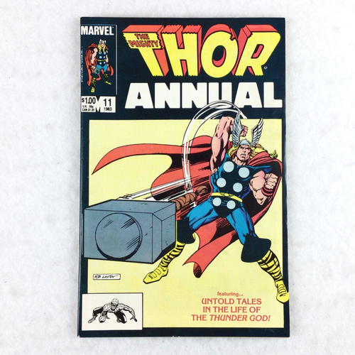 Thor Annual #11 - Origin of Thor - 1st App Eitri - Layton Cover (Marvel 1983) VF - Bild 1 von 7