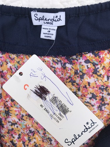 SPLENDID Floral Print Dress size Large Casual Adjustable Straps NWT - Picture 6 of 9