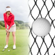 Golf Practice Barrier Net Ball Sports High Impact Hitting Netting 10x10/15/30ft