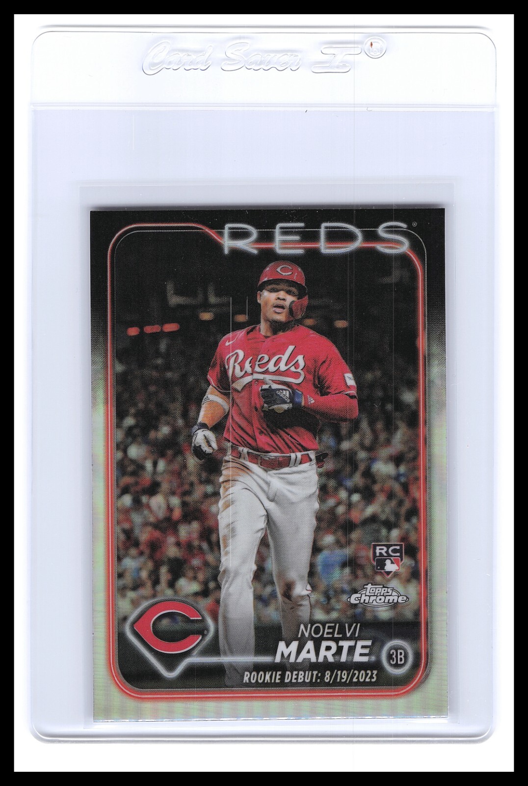 2024 Topps Chrome Update- Rookie Debut Noelvi Marte #USC91 Refractor (RC)