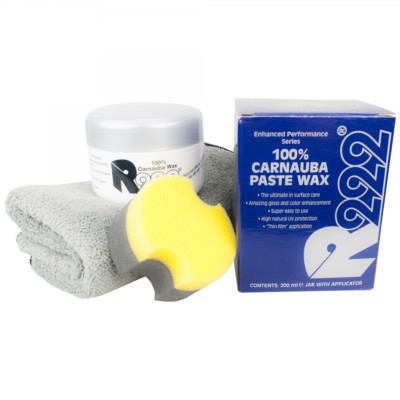 R222 100% Carnauba Paste Wax/Hartwachs 200ml inkl. Microfasertuch  
