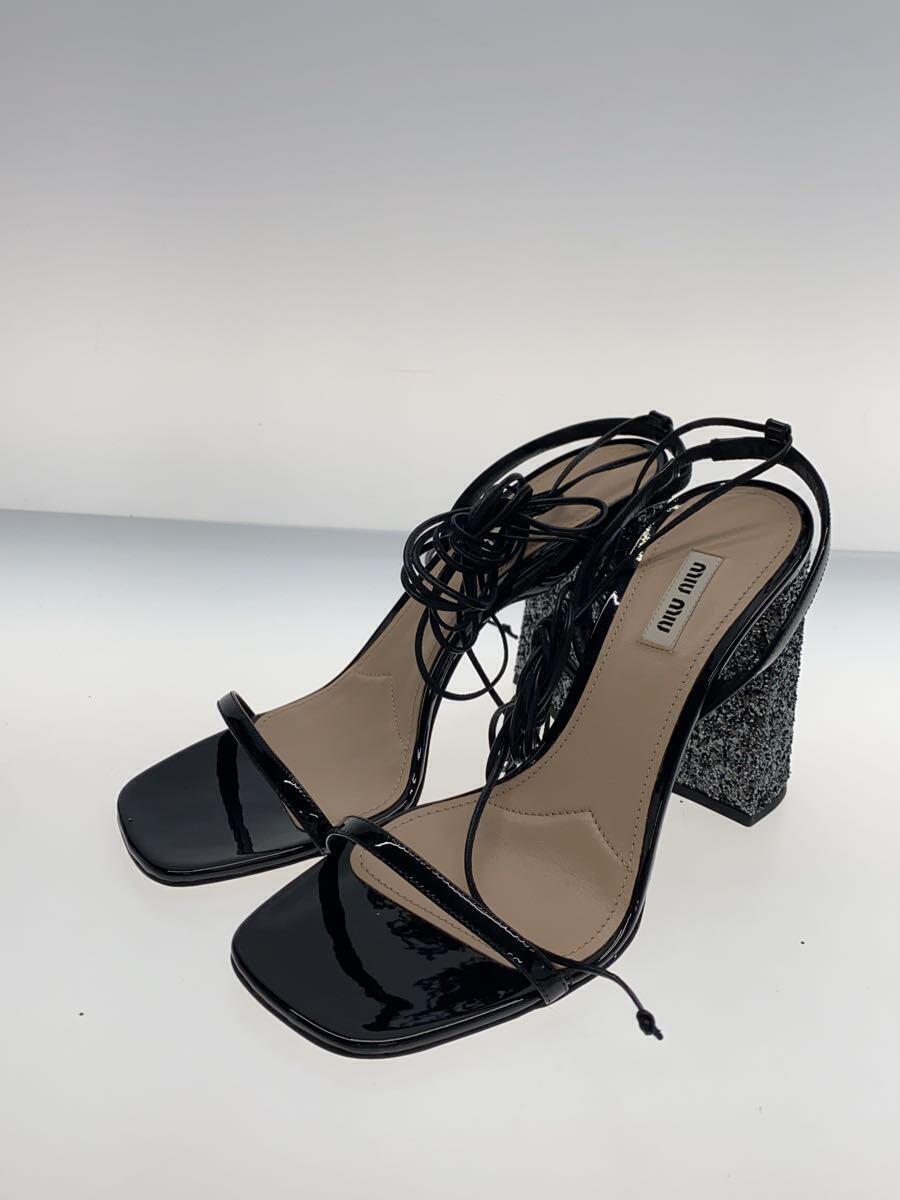 MIU MIU Sandals / 40 / BLK / 5x857d | eBay