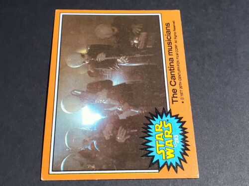 1977 TOPPS STAR WARS CARD #283 ORANGE SERIES EXCELLENT EX-MT GRADE - Afbeelding 1 van 3