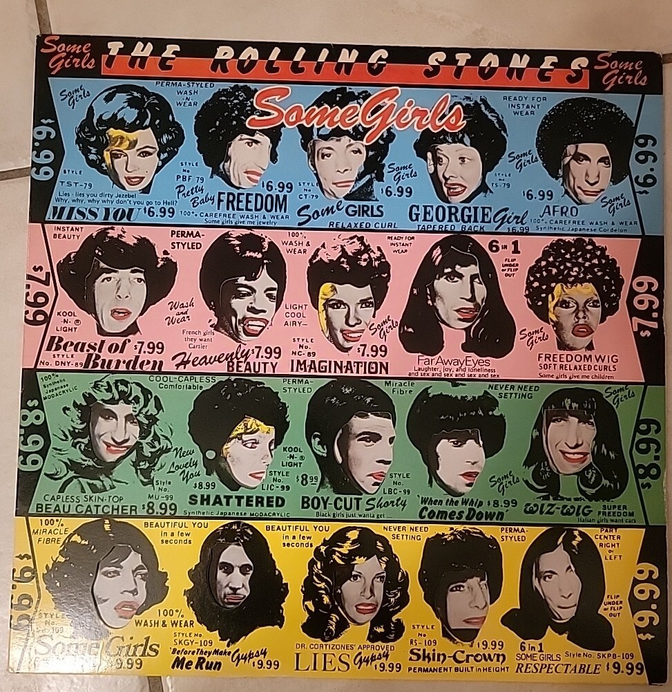 Rare 1978 Rolling Stones Banned Album Cover 