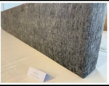 Dark Grey Chenille Linen Window Pelmet Valance