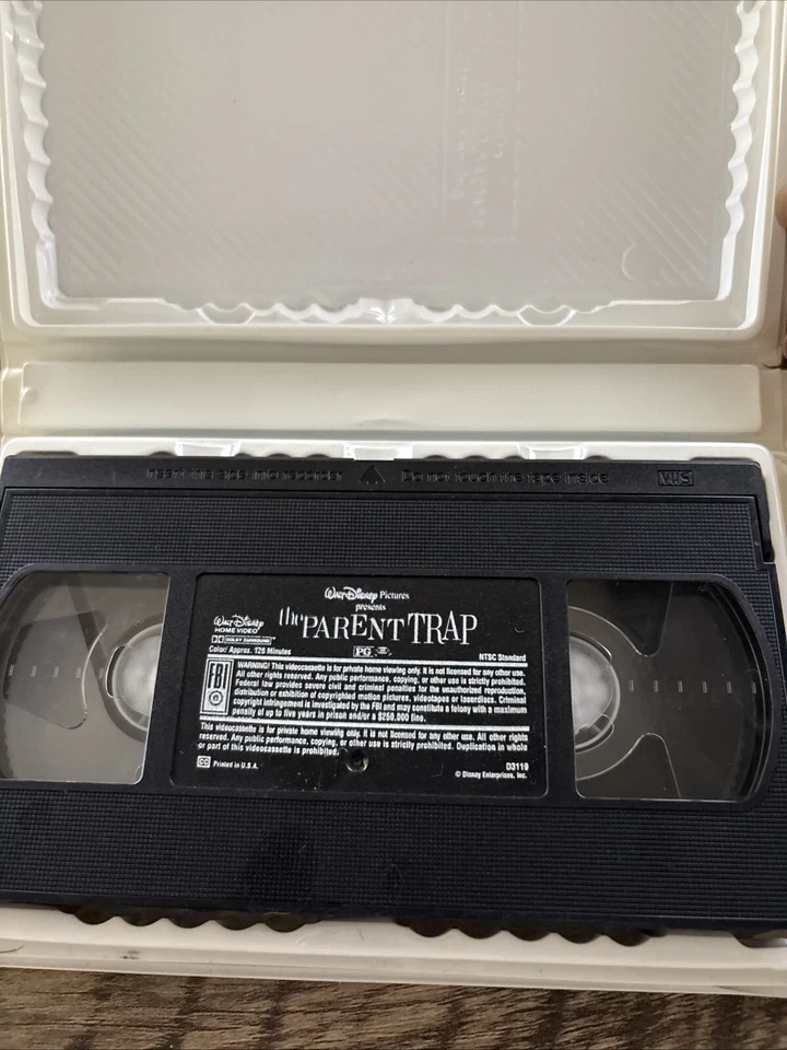 Walt Disney Home Video The Parent And The Trap VHS 15796 Foto 4 de 4