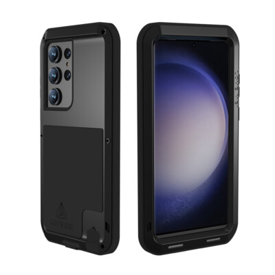 LOVE MEI Metall Rahmen BumperCase Panzer Rüstung Stoßfest Handyhülle für SAMSUNG