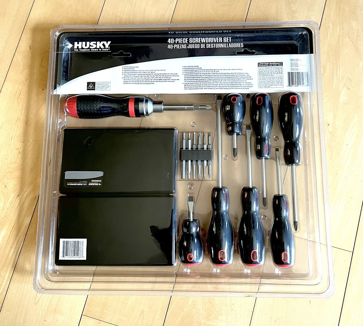 Husky 40 piece ratcheting screwdriver set deals