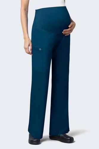 Women's Maternity Scrub Pants, Stretch Fabric, Spandex Waistband, Nursing Pant - Picture 15 of 16