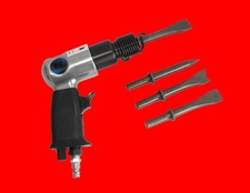 Druckluft Meißelhammer Schlaghammer Pneumatik Stemmhammer inkl. 4 x Meißel KD