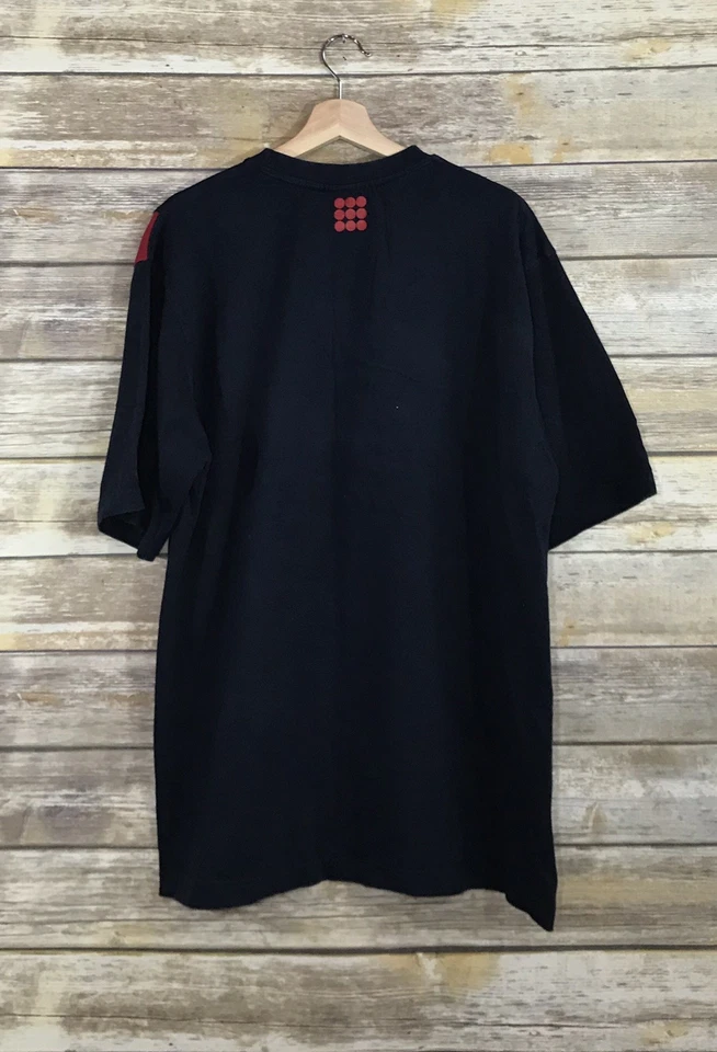 Camiseta Drunknmunky Hip Hop Para Hombre XL Azul Marino Rojo Manga Corta 1996 Foto 4 de 4