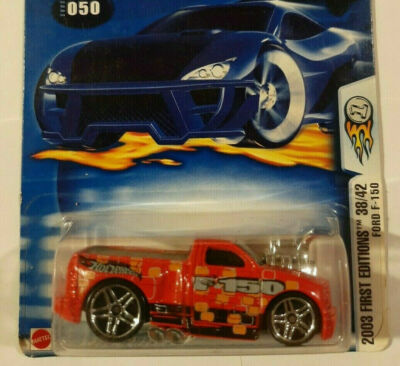 HW748  HOT WHEELS  FORD F 150  2003 FIRST EDITION pick up truck