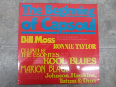 LP- VARIOUS ARTISTS- ''THE BEGINNING OF CAPSOUL''- CAPSOUL- KOOL BLUES-