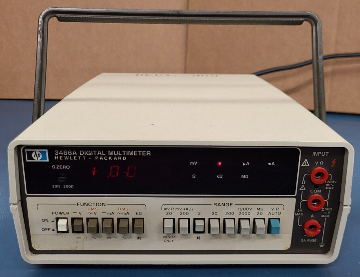 Hewlett Packard HP 3466A Digital Multimeter eBay