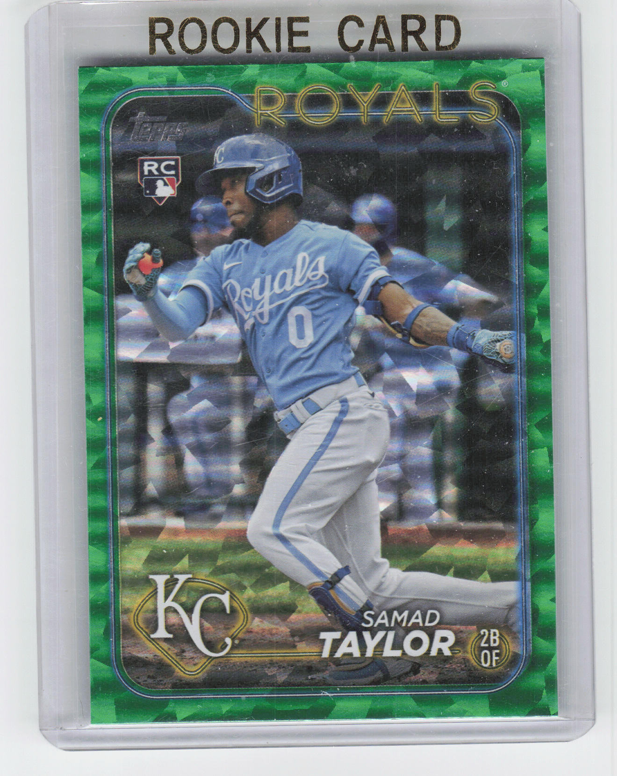 2024 Topps #32 Samad Taylor Green Crackle Foil #/499