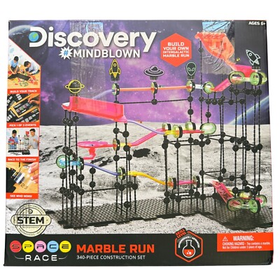 Discovery Mindblown Marble Run Space Race construction block STEM Science Math