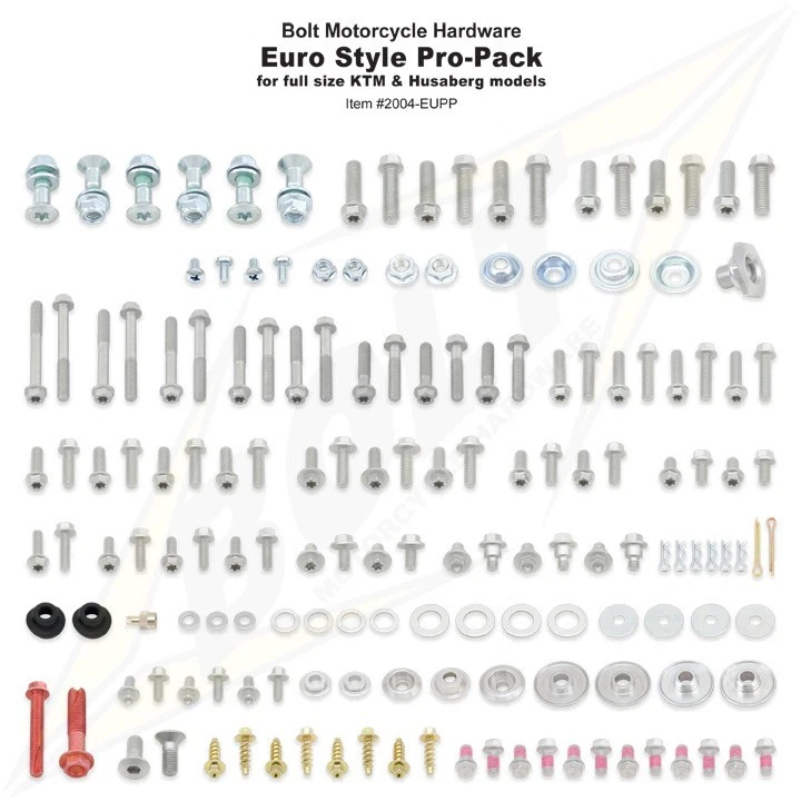 Bolt Hardware Euro KTM Husaberg 通用 2003 年当前专业套装工厂套装 — 第 2/3 张图片