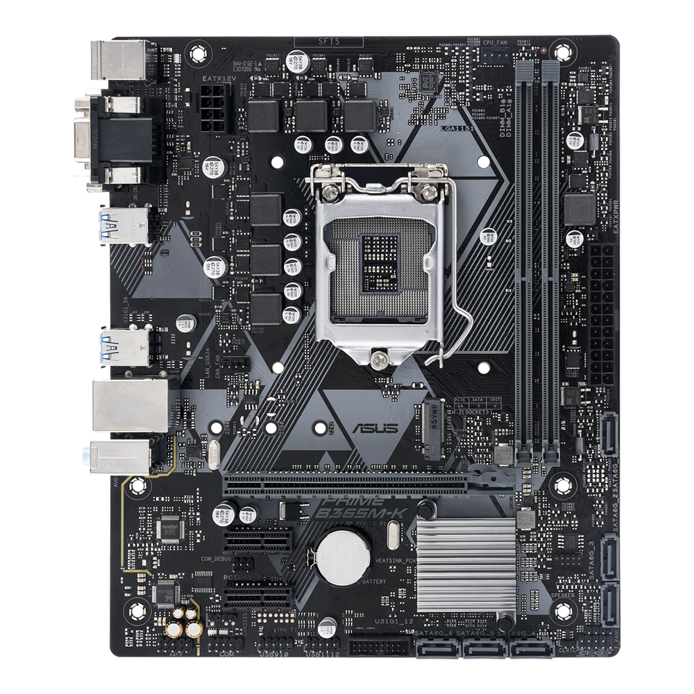 ASUS PRIME B365M-K LGA 1151 Intel B365 (300 Series) Micro ATX