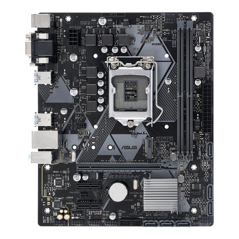 ASUS PRIME B365M-K LGA 1151 Intel B365 (300 Series)  Micro ATX Intel Motherboard