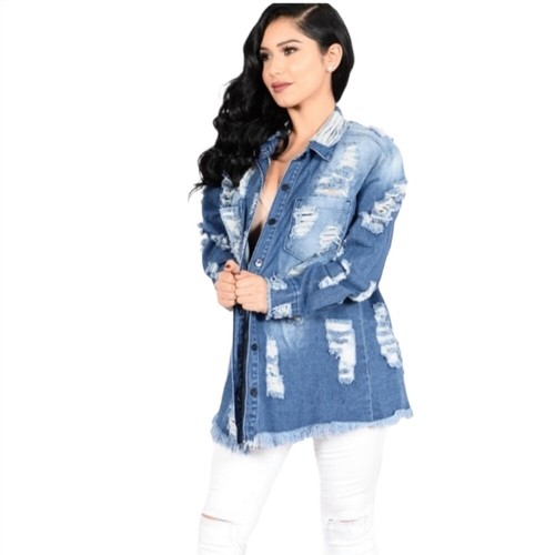 Fashion Nova Women's Highly Distressed 