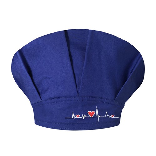 Unisex Adjustable Cotton Bouffant Scrub Cap Solid Embroidery Doctor Nurse Hat - Picture 26 of 35