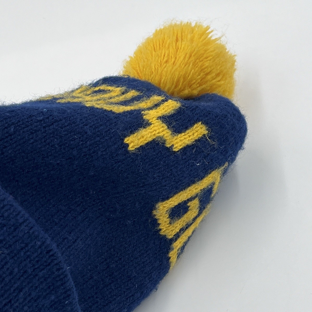 Go Navy Beanie Hat - Vintage Blue Stocking Cap | eBay
