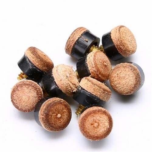 10X Screw On Cue Tips For Billiard Pool Cue Stick Snooker Replacement 11~13mm - Picture 2 of 6