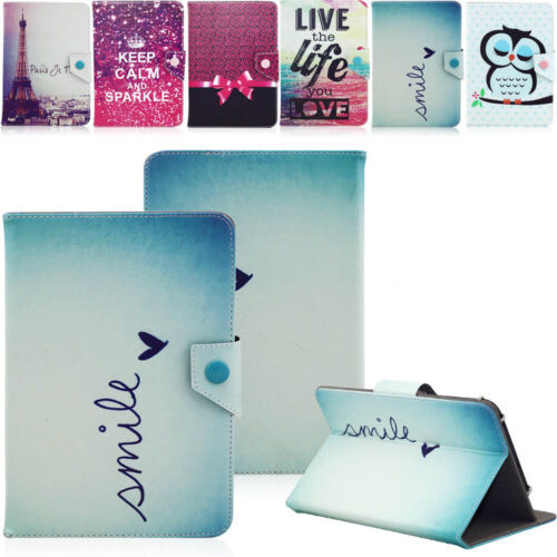 Universal Folding Folio Leather Case Cover For Laser 7 / 10 Inch Android Tablet - Picture 3 of 51